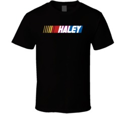 Haley Nascar Driver Custom Last Name Special T Shirt 10395866