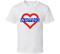Love London Underground Tube Wapping Heart Design England T Shirt 31555804