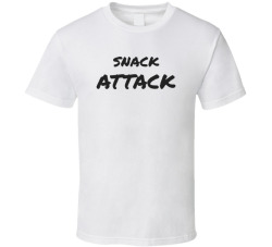 Snack Attack Funny Cute Foodie Snack Tee T Shirt