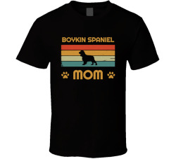 Boykin Spaniel Mom T Shirt Popular Dog Breed Mothers Day Gift Present For Women