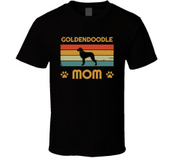 Goldendoodle Mom T Shirt Popular Dog Breed Mothers Day Gift Present For Women