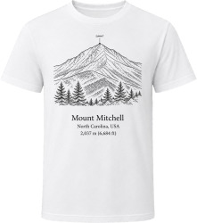Mount Mitchell North Carolina Height Adventure T Shirt