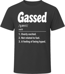 Gassed Definition Funny Gen Z Gift T Shirt