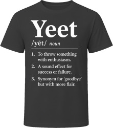 Yeet Definition Funny Gen Z Gift T Shirt