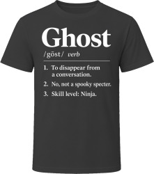 Ghost Definition Funny Gen Z Gift T Shirt