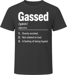 Gassed Definition Funny Gen Z Gift T Shirt