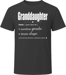 Granddaughter Definition Sweet Gift T Shirt