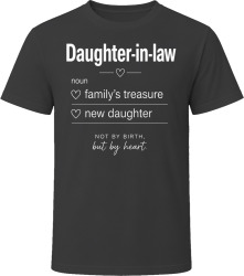 Daughter-in-law Definition Cherished Gift T Shirt