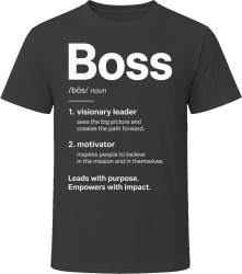Boss Definition Inspiring Gift T Shirt