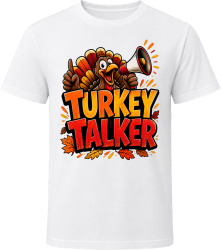 Turkey Talker. Funny Thanksgiving Design T Shirt