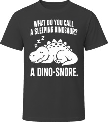 What Do You Call a Sleeping Dinosaur? A Dino-Snore. T Shirt