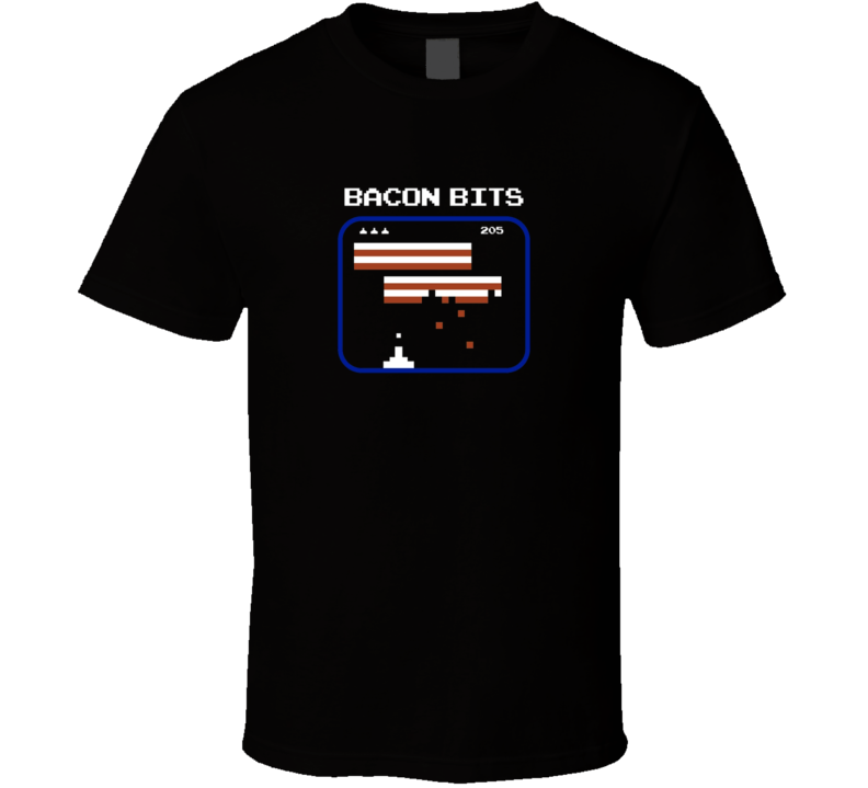 Bacon Bits Retro Gaming Space Shooter T shirt Bacon Bits Retro Gaming Space Shooter T shirt