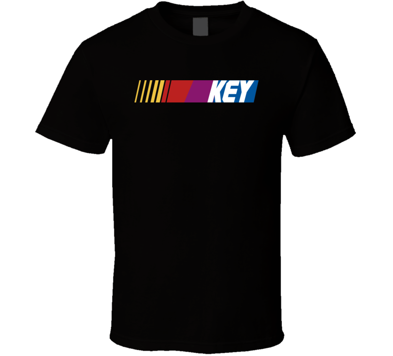 Key Nascar Driver Custom Last Name Special T Shirt Key Nascar Driver Custom Last Name Special T Shirt