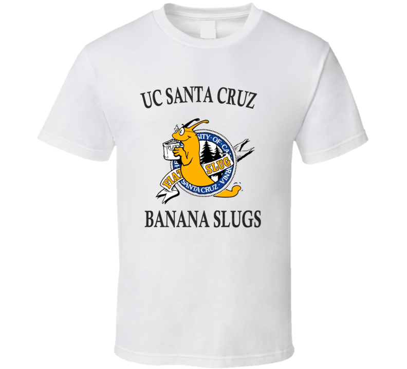 UCSC Santa Cruz Banana Slugs Classic Pulp Fiction John Travolta T Shirt UCSC Santa Cruz Banana Slugs Classic Pulp Fiction John Travolta T Shirt