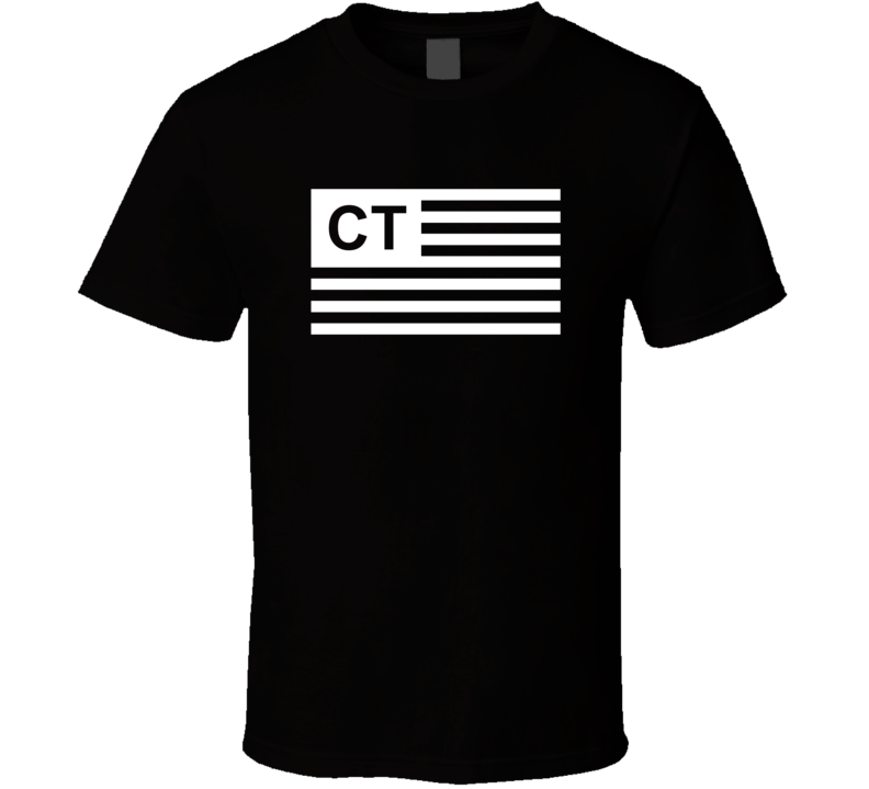 American Flag Connecticut CT Country Flag Black And White T Shirt American Flag Connecticut CT Country Flag Black And White T Shirt