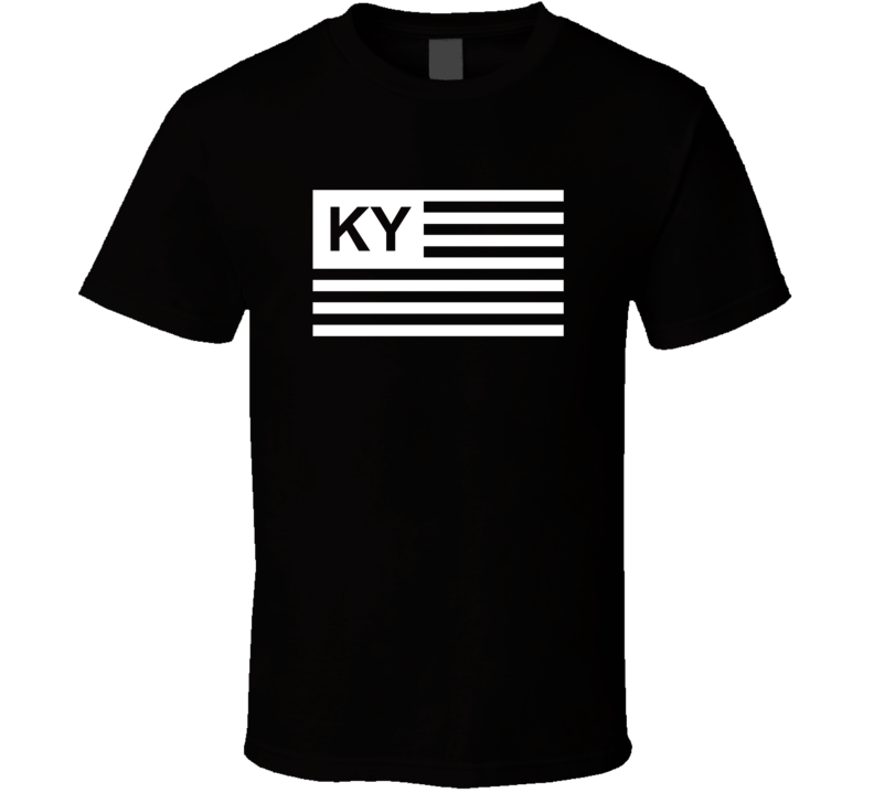 American Flag Kentucky KY Country Flag Black And White T Shirt American Flag Kentucky KY Country Flag Black And White T Shirt