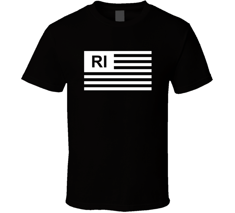 American Flag Rhode Island RI Country Flag Black And White T Shirt American Flag Rhode Island RI Country Flag Black And White T Shirt