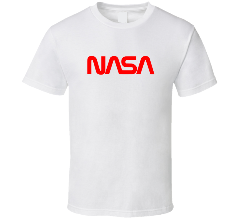 NASA Worm Retro Logo 1975 - 1992 Space T Shirt NASA Worm Retro Logo 1975 - 1992 Space T Shirt