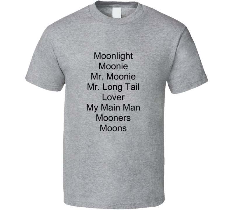 Moonlight Custom T Shirt Moonlight Custom T Shirt