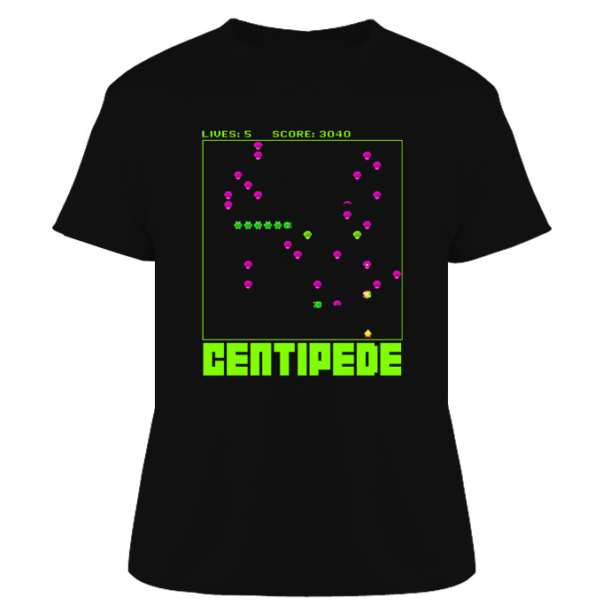Centipede Video Game Retro 80s T Shirt Centipede Video Game Retro 80s T Shirt