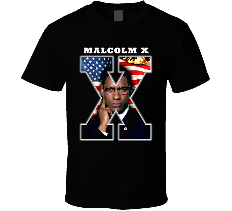 Malcolm X 90s Movie T Shirt Malcolm X 90s Movie T Shirt