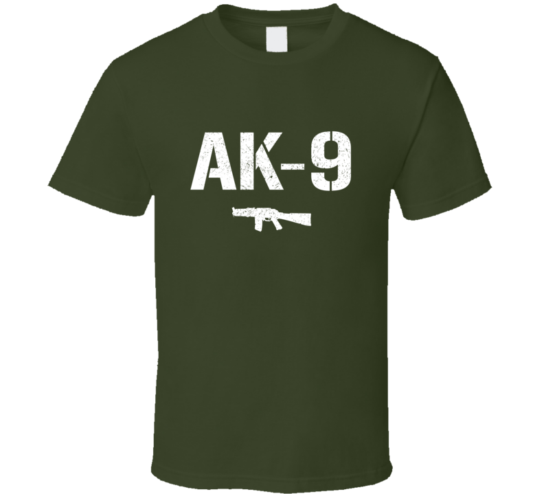 Ak9 Rifle Military Distressed T Shirt Ak9 Rifle Military Distressed T Shirt