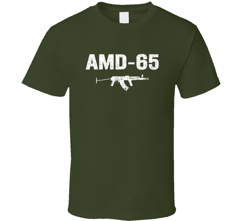 Amd65 Rifle Military Distressed T Shirt Amd65 Rifle Military Distressed T Shirt
