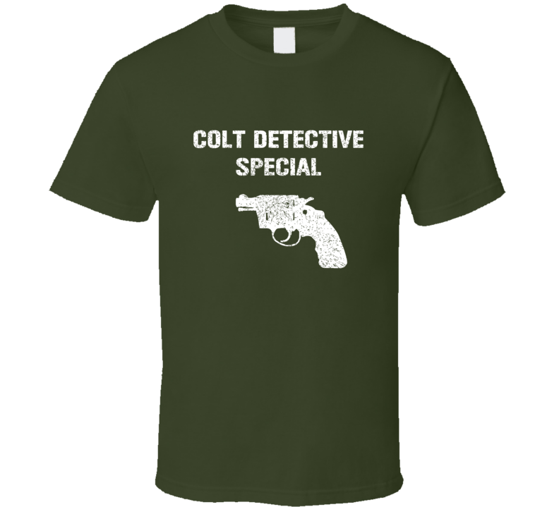 Colt Detective Special Revolver Military Distressed T Shirt Colt Detective Special Revolver Military Distressed T Shirt