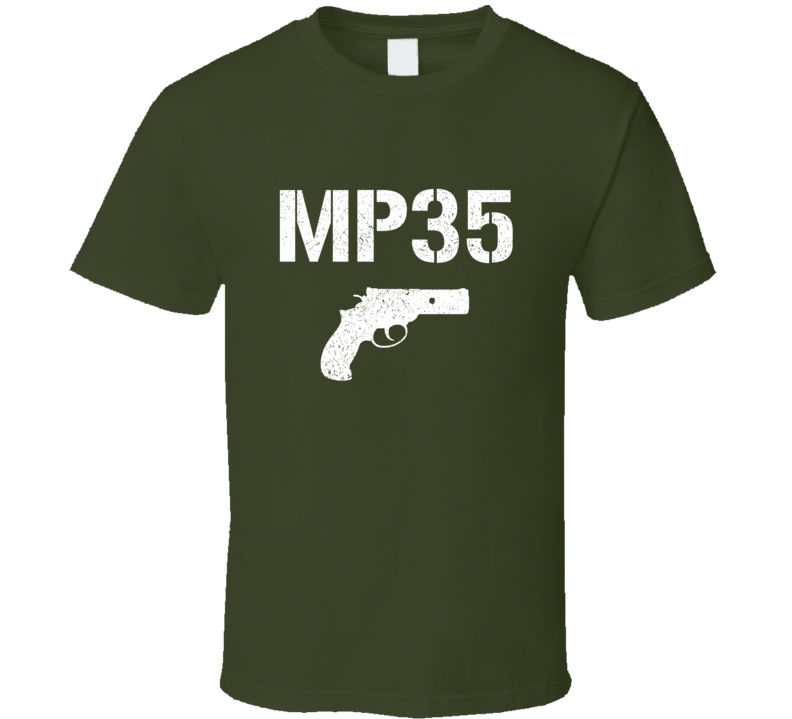 Mp35 Revolver Military Distressed T Shirt Mp35 Revolver Military Distressed T Shirt