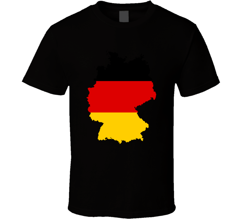 Germany Flag Map T Shirt Germany Flag Map T Shirt