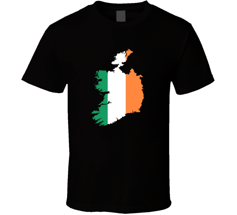 Ireland Flag Map T Shirt Ireland Flag Map T Shirt