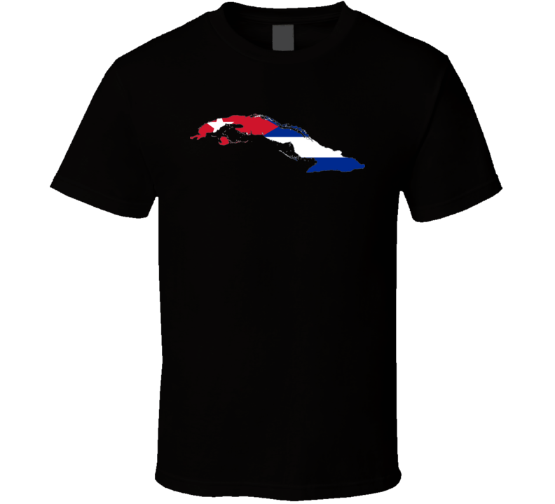 Cuba Flag Map T Shirt Cuba Flag Map T Shirt