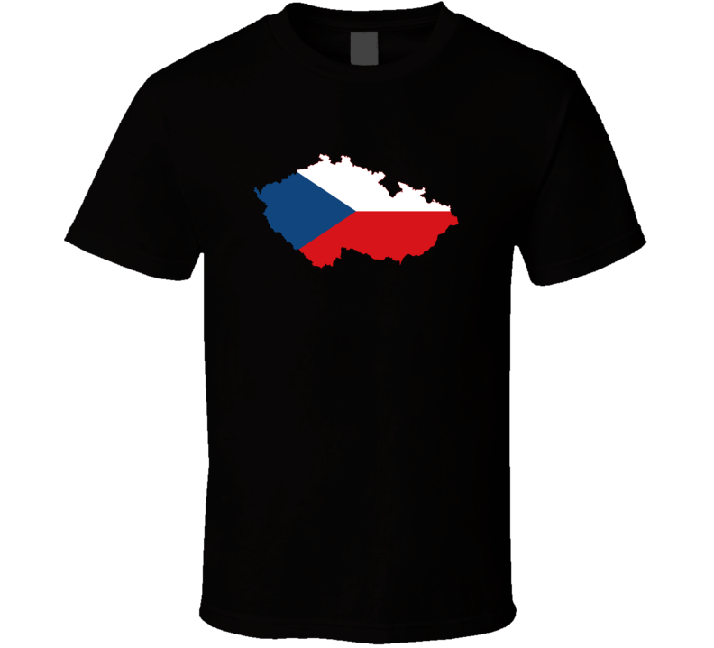 Czech Republic Flag Map T Shirt Czech Republic Flag Map T Shirt