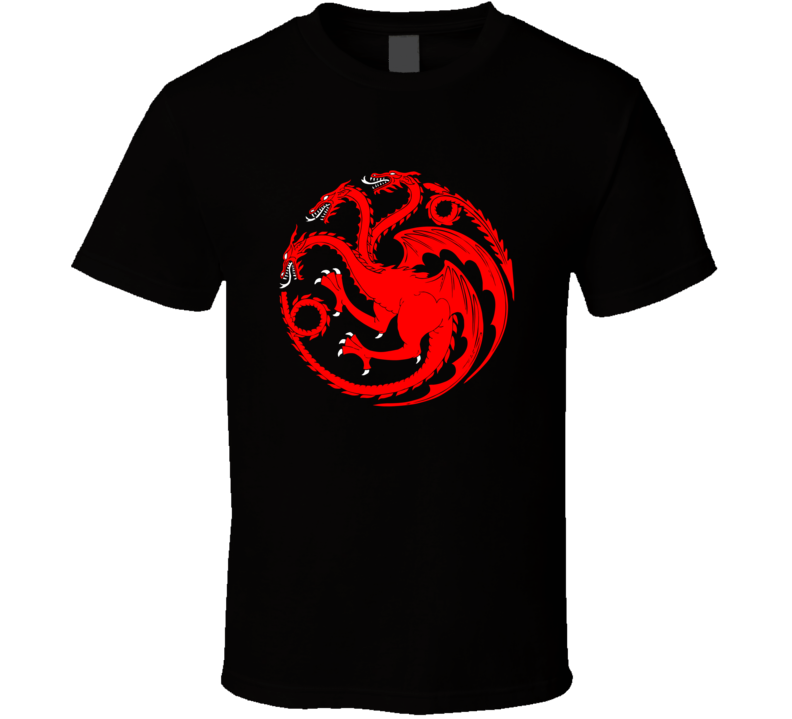 House Targaryen Sigil Emblem GoT T Shirt House Targaryen Sigil Emblem GoT T Shirt