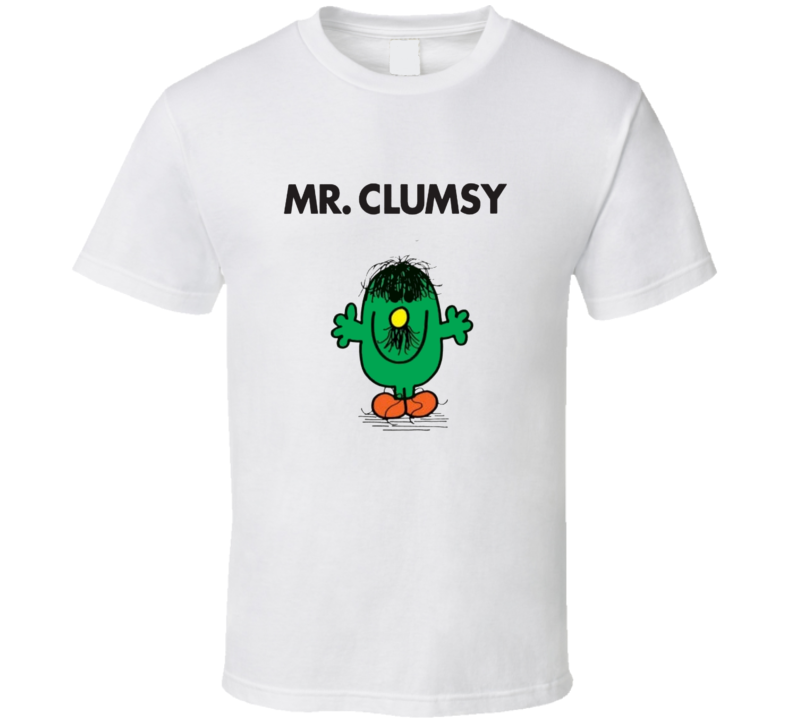 Mr Clumsy Character From Mr Men Book Series Fan T Shirt Mr Clumsy Character From Mr Men Book Series Fan T Shirt