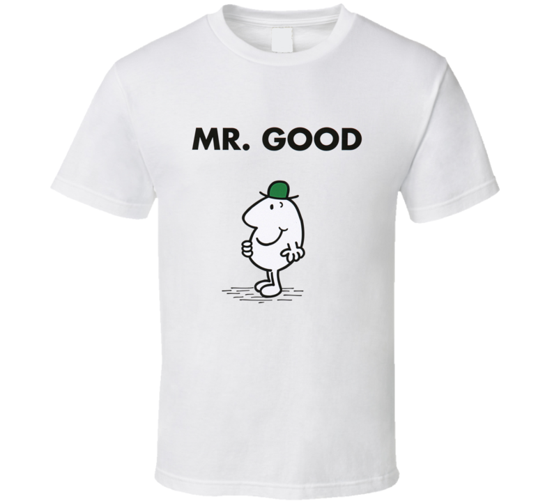 Mr Good Character From Mr Men Book Series Fan T Shirt Mr Good Character From Mr Men Book Series Fan T Shirt