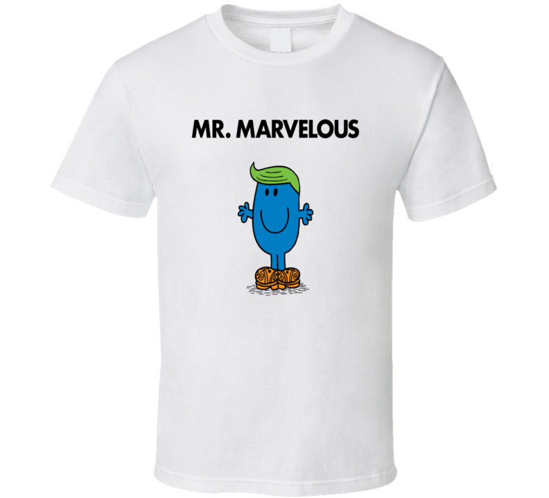 Mr Marvelous Character From Mr Men Book Series Fan T Shirt Mr Marvelous Character From Mr Men Book Series Fan T Shirt