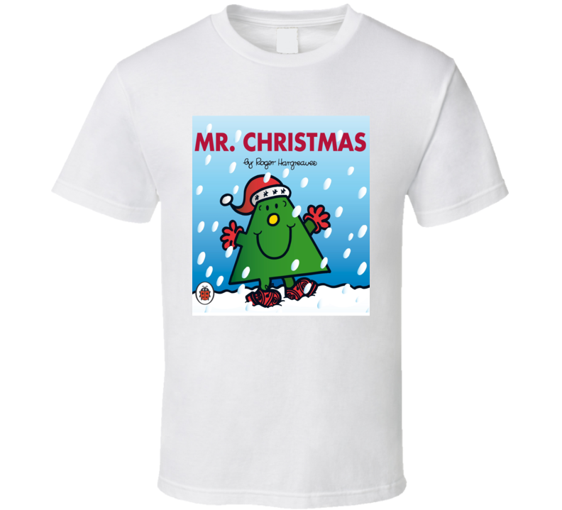 Mr Christmas Character From Mr Men Book Series Fan T Shirt Mr Christmas Character From Mr Men Book Series Fan T Shirt