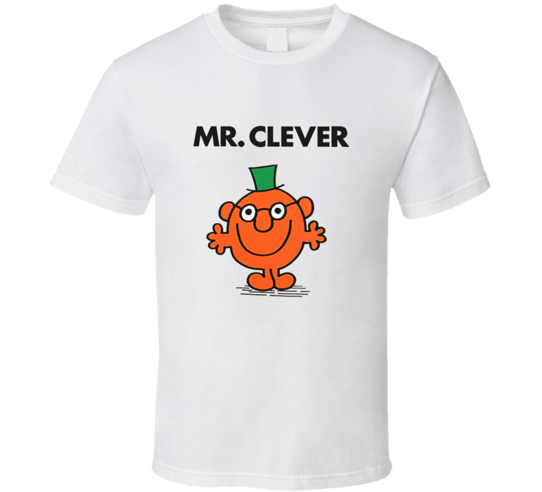 Mr Clever Character From Mr Men Book Series Fan T Shirt Mr Clever Character From Mr Men Book Series Fan T Shirt