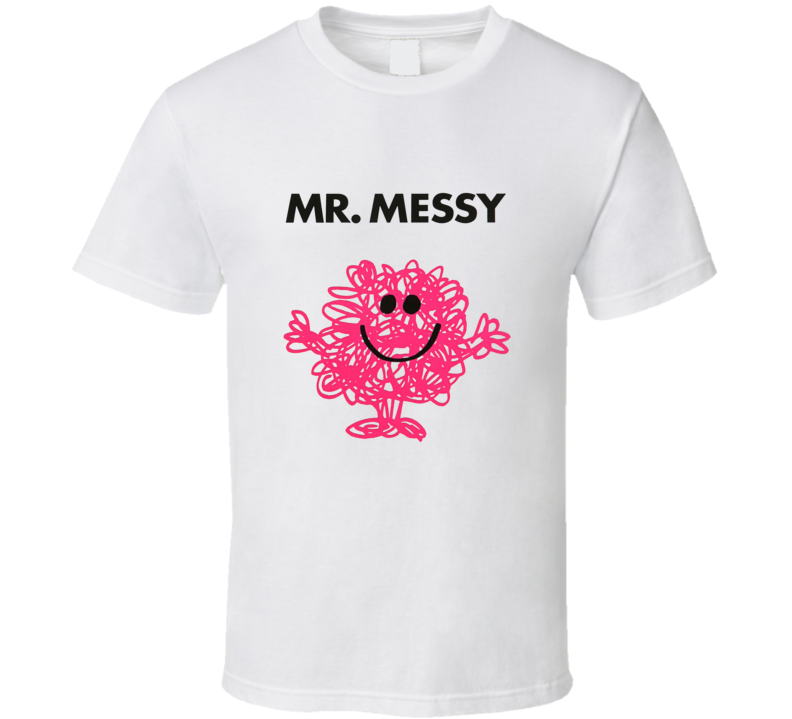Mr Messy Character From Mr Men Book Series Fan T Shirt Mr Messy Character From Mr Men Book Series Fan T Shirt