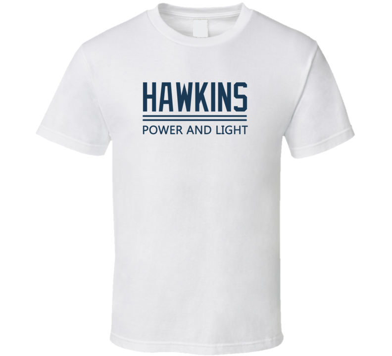 Stranger Things Hawkins Power And Light Energy Company Government Agent T Shirt Stranger Things Hawkins Power And Light Energy Company Government Agent T Shirt