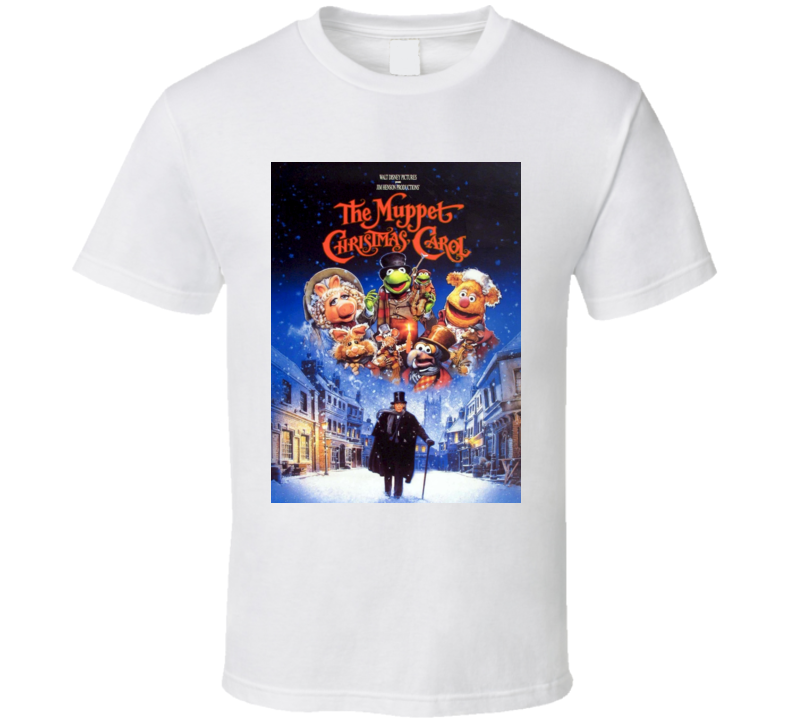 The Muppet Christmas Carol Movie Cover T Shirt The Muppet Christmas Carol Movie Cover T Shirt