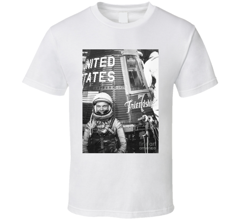 John Glenn 1962 Photograph Shirt John Glenn 1962 Photograph Shirt