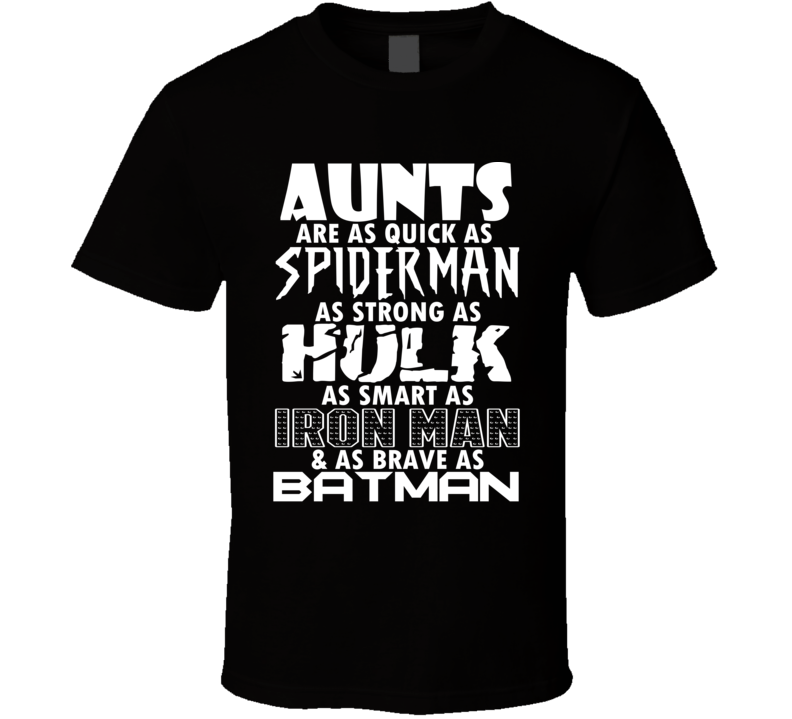 Aunts Funny Comic Book Superhero T Shirt Aunts Funny Comic Book Superhero T Shirt