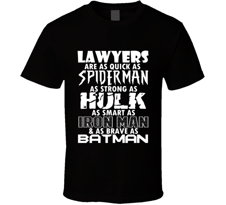 Lawyers Funny Comic Book Superhero T Shirt Lawyers Funny Comic Book Superhero T Shirt