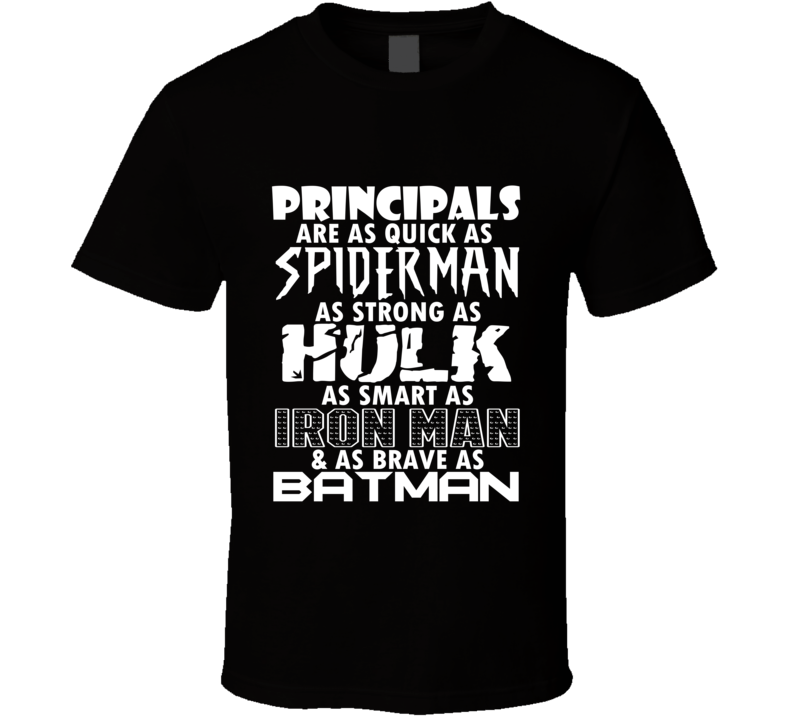 Principals Funny Comic Book Superhero T Shirt Principals Funny Comic Book Superhero T Shirt