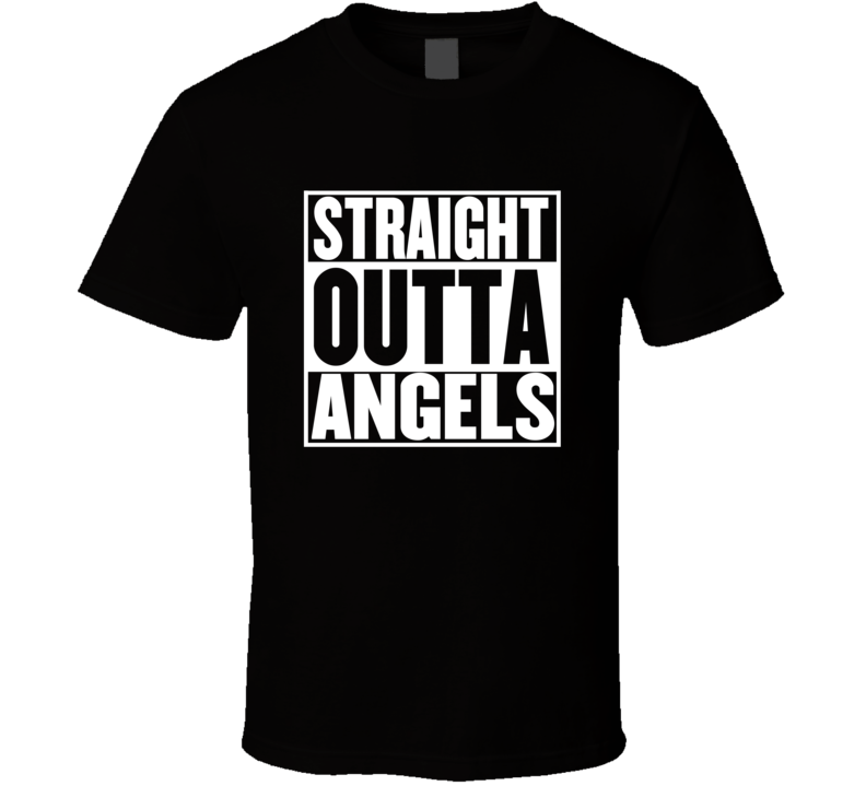 Straight Outta Angels Movie Parody Shirt Straight Outta Angels Movie Parody Shirt
