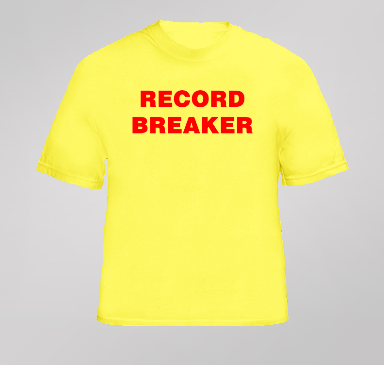 Frank 30 Rock Record Breaker T Shirt Frank 30 Rock Record Breaker T Shirt