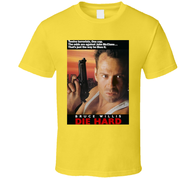 Die Hard Classic Movie Poster Cool Vintage Retro Gift T Shirt Die Hard Classic Movie Poster Cool Vintage Retro Gift T Shirt