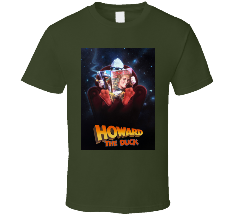 Howard the Duck Classic Movie Poster Cool Vintage Retro Gift T Shirt Howard the Duck Classic Movie Poster Cool Vintage Retro Gift T Shirt